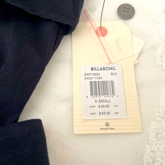 Billabong Sandy Toes Jumpsuit XS Black - Picture 4 of 9